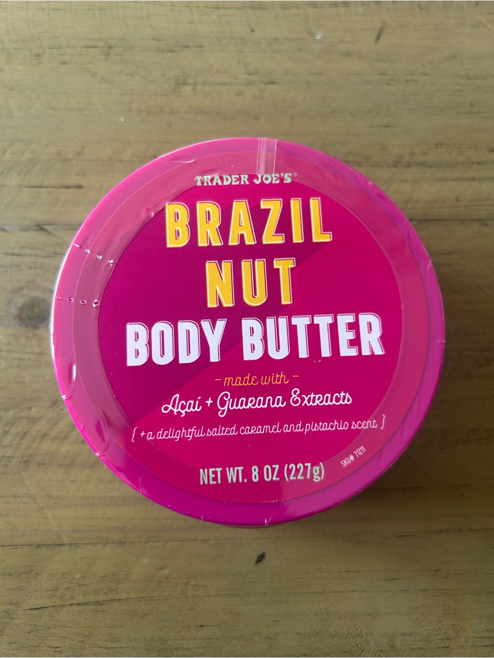 Trader Joe’s Brazil Nut Body Butter, z8 oz, New & Sealed